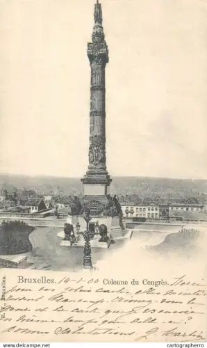 A5854 Bruxelles colonne du Congres 1900