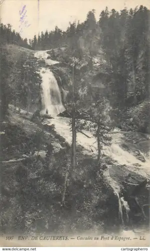 A5854 Cauterets environs cascade au Pont d`Espagne
