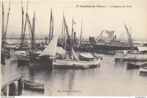 A5854 Casablanca interieur du port