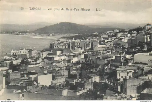 A5854 Tanger vue prise du Haut d`un Minaret