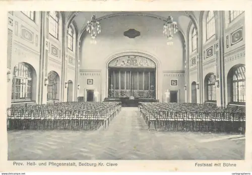 A5854 Bedburg Cleve Festsaal mit Buhne