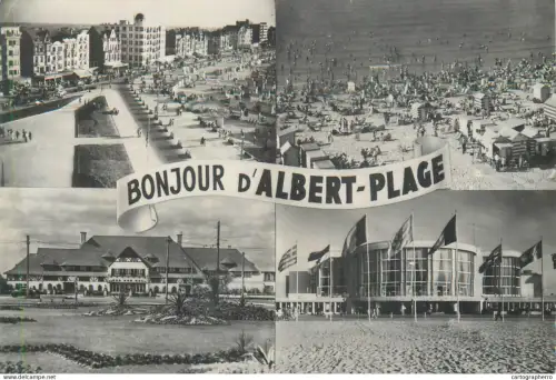 A5854 Knokke Albert-Plage 1954