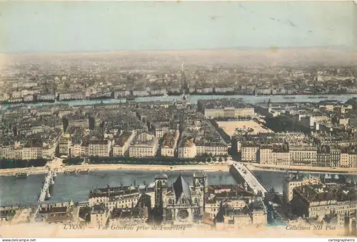 A5854 Lyon panorama cpa