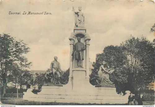 A5854 Tournai monument Bara cpa