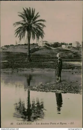 A5925 Tunisia Carthage anciens Ports et Byrsa