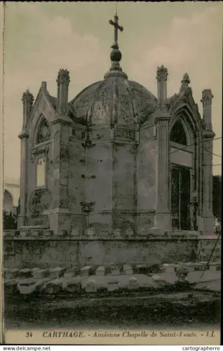 A5925 Tunisia Carthage ancienne chapelle de Saint-Louis