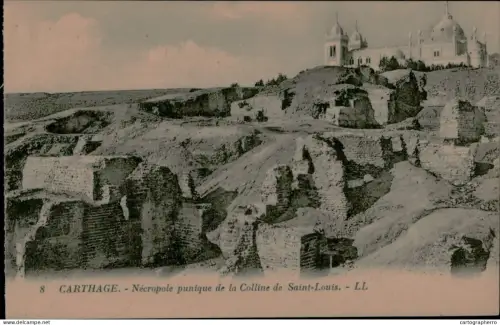 A5925 Tunisia Carthage Necropole colline Saint-Louis