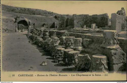 A5925 Tunisia Carthage theatre romain