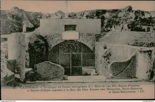 A5925 Tunisia Carthage cirque