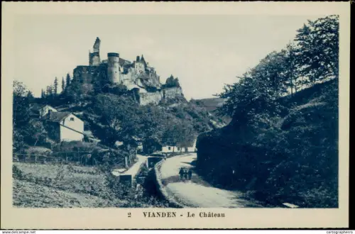 A5925 Vianden chateau cpa