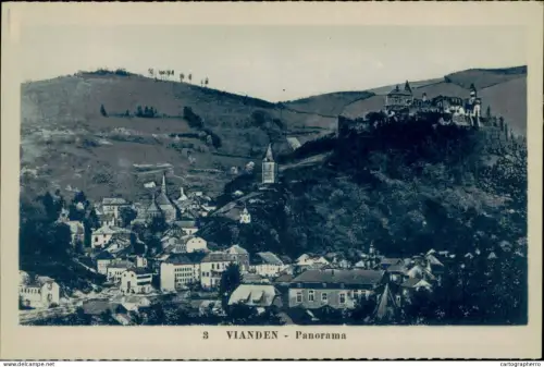 A5925 Vianden panorama cpa