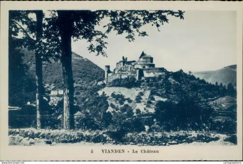 A5925 Vianden chateau cpa