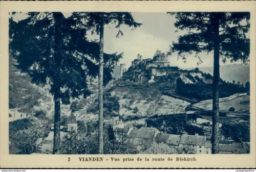 A5925 Vianden route de Diekirch cpa