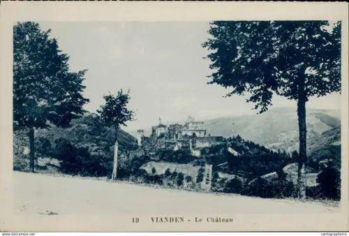 A5925 Vianden chateau cpa