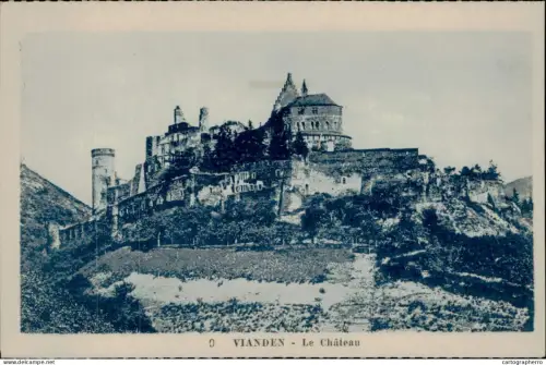 A5925 Vianden chateau cpa