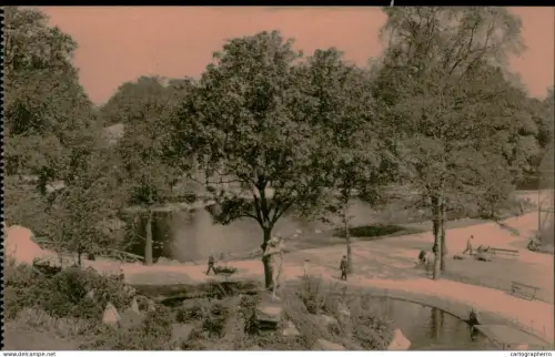 A5925 Antwerpen Dierentuin Anvers Jardin Zoologique grand bassin cpa