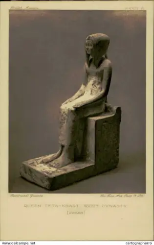 A5925 Portrait Statues of Kings and Queens of Egypt in the British Museum - Queen Teta-Khart