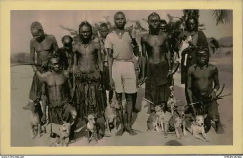 A5925 Belgian Congo prets pour la chasse