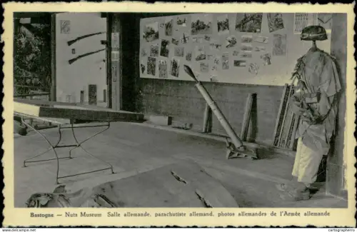 A5925 Bastogne Nuts Museum salle allemande parachutiste allemand