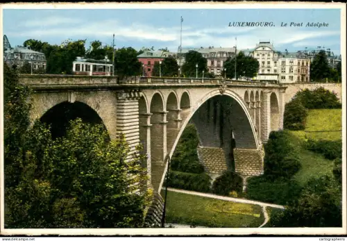 A5925 Luxembourg Pont Adolphe
