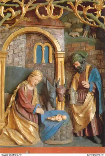 A5402 Religious fine art Geburt Christi um 1519 Schreingruppe aus dem Flugelaltarchen vom Diozesanmusuem Klagenfurt
