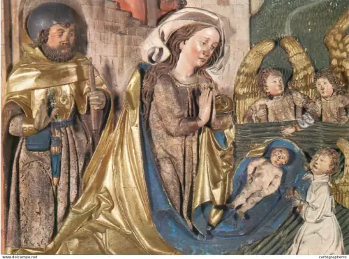 A5402 Religious fine art Geburt Christi 1511 Marienaltar Neustift Flugelbild von Max Reichling