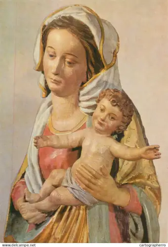 A5402 Religious fine art Klosterkirche Ochsenhausen Madonna vom Jorg Syrlin um 1500