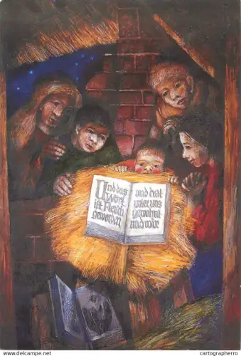 A5401 Religious fine art Und das Wort ist Fleisch geworden by Sieger Koder