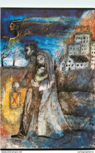 A5401 Religious fine art signed art 1979