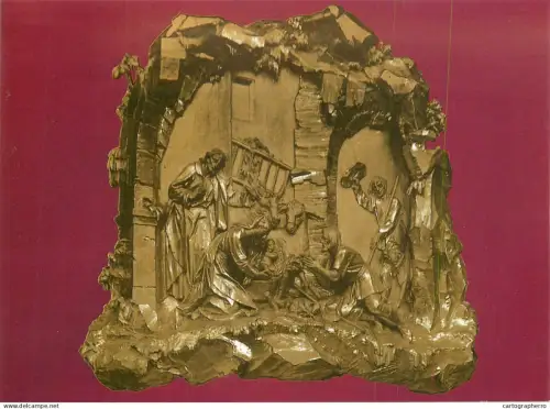 A5401 Religious fine art Klosterkirche Ettal Kanzelrelief Geburt Christi by Johann Baptist Straub