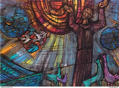 A5401 Religious fine art Der Sonnengesang des Franz von Assisi