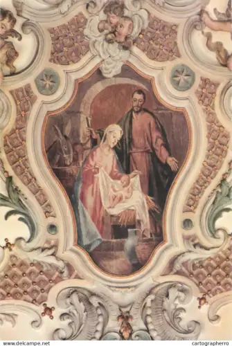 A5401 Religious fine art Germany Augsburg Sternkirche Geburt Christi von Karl Manninger