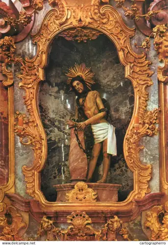 A5401 Religious fine art Germany Die Wies Kirche - Scourged Saviour icon