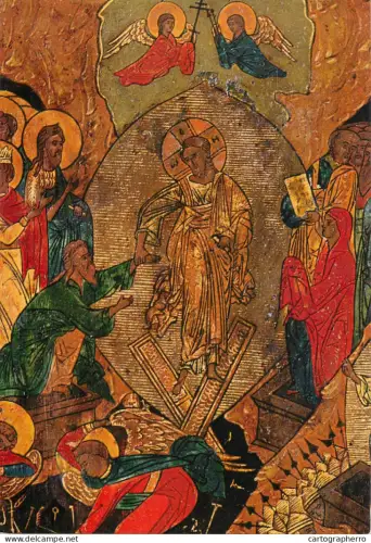 A5401 Religious fine art Descent of Christ into Hell icon