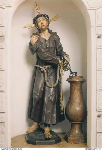 A5401 Religious fine art Germany Augsburg Kirche des Klosters Maria Stern Kerkerheiland um 1730