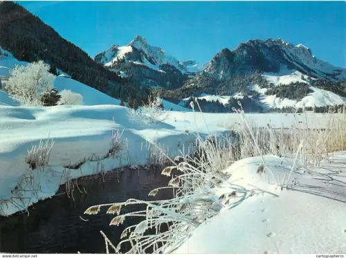 A5400 Switzerland Schwarzsee Sommer Kurort und Ausflugsziel Wintersport