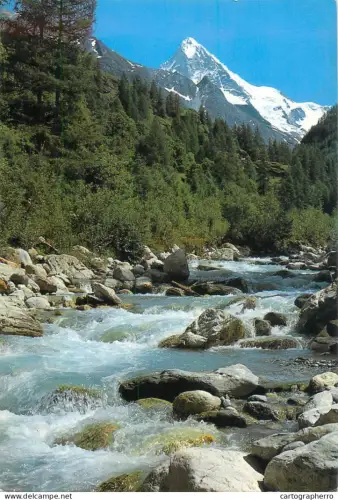 A5400 Switzerland Val d'Herens pres des Hauderes - la Borgne et la Dent Blanche paysage pittoresque