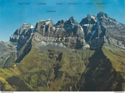 A5400 Switzerland Dents du Midi terrain view