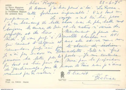 A5399 Italy Assisi La Rocca Maggiore