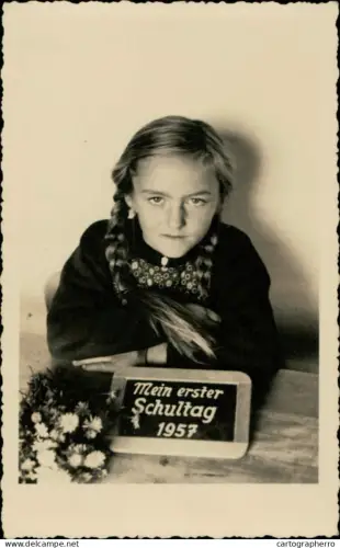 A5936 Mein erster Schultag 1957