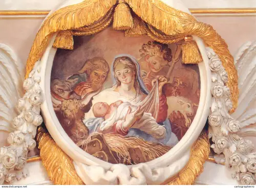 A5404 Religious fine art Freystadt Wahlkirche Mariahilf Geburt Jesu vom Georg Asam