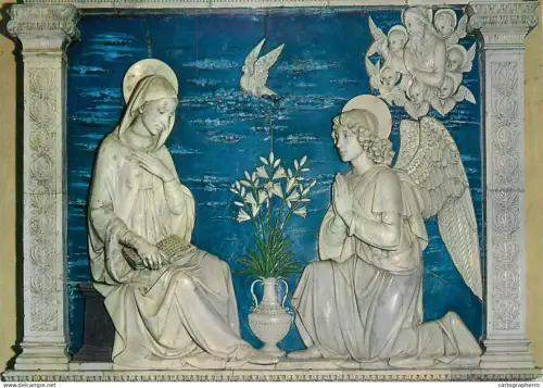 A5404 Religious fine art Santuario della Verna Annuciazione A. della Robbia