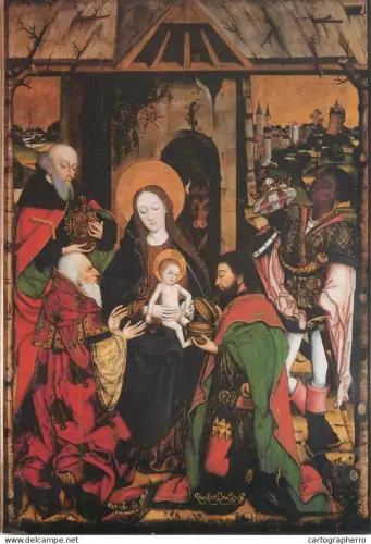 A5404 Religious fine art Anbetung der Konige von Jorg Stocker