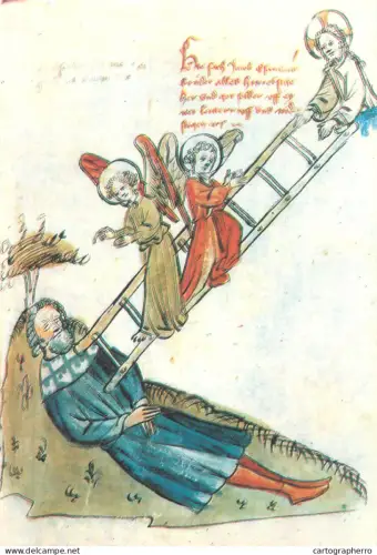 A5403 Religious fine art Jacob's Ladder dream