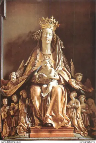 A5403 Religious fine art Frauenstein Schutzmantelmadonna