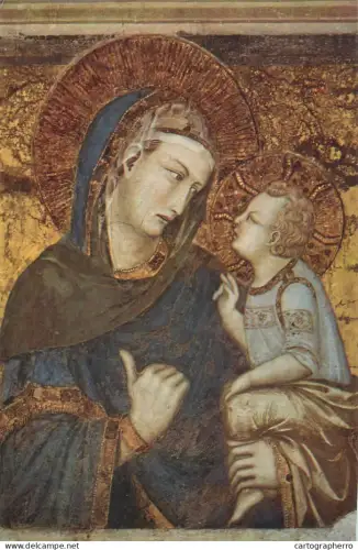 A5403 Religious fine art Assisi Basilica Inferiore di S Francesco La Madonna dei Tramonti (Lorenzetti)