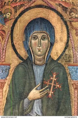 A5403 Religious fine art  Assisi Basilica di S Chiara - Santa Clara icon