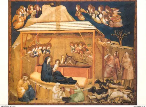 A5403 Religious fine art  Assisi Basilica Inferiore di S Francesco La Nativita