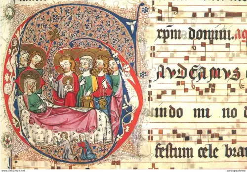 A5403 Religious fine art Initiale "G" Marientod