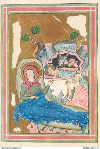 A5402 Religious fine art Psalterium Wurzburg um 1230